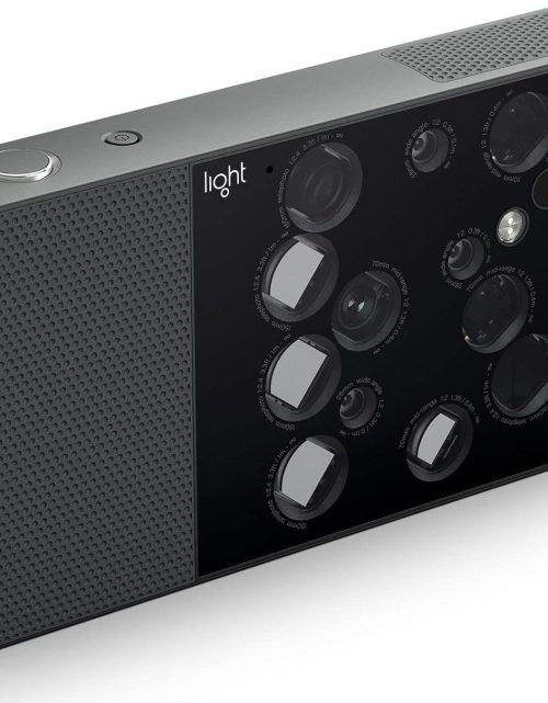 Light L16 - 4K Multi-Lense 52MP Pocket-Sized DSLR-Quality Camera with Built-in Wifi, Touchscreen, Software Updated Built-in 256GB Storage (New)